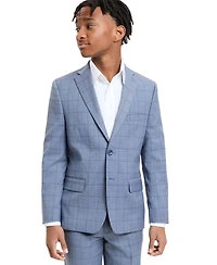 Michael Kors Boys' 8-20 Windowpane Suit, 2-Piece Set