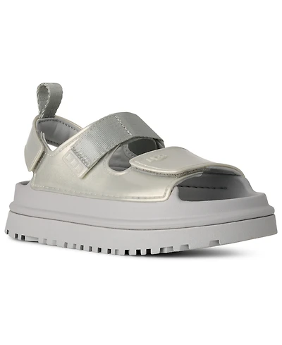 Ugg Kids' GoldenGlow Glossy Sparkles Open Toe Sandals