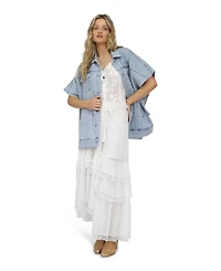Belle & Bloom Women's and Wanderlace Ruffle Maxi Skirt