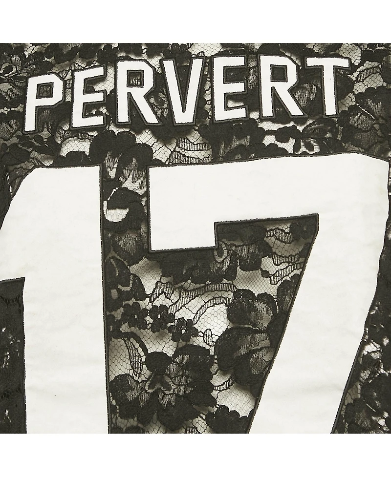 Pre-Owned Givenchy Women's Sheer Lace Jersey T-Shirt