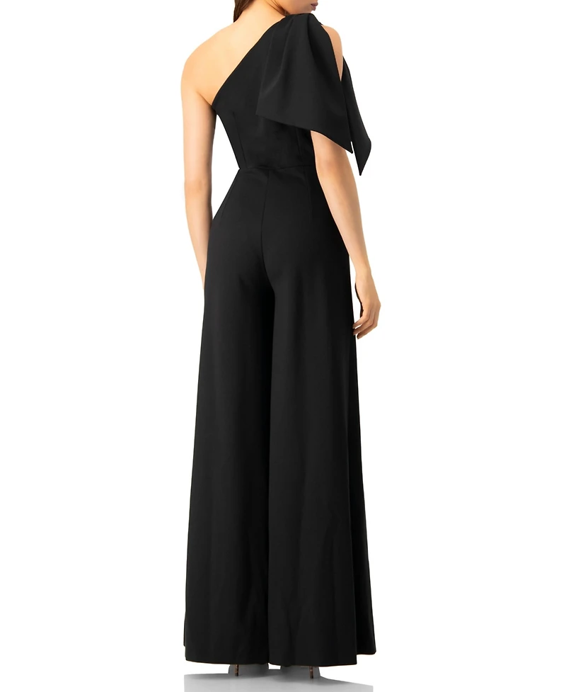 Ivonne Women's One-Shoulder Wide-Leg Jumpsuit