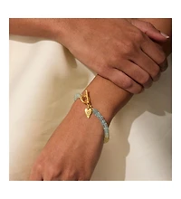 Satya Jewelry Tranquil Spirit Heart Toggle Bracelet