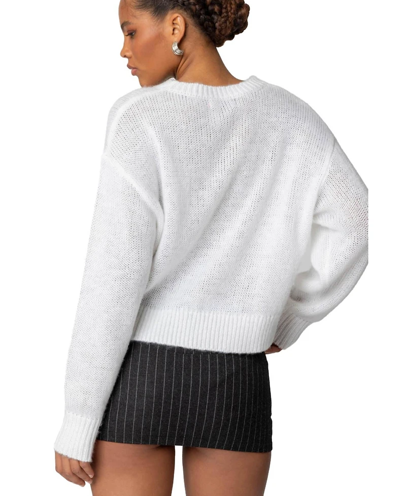 Edikted Women's Kyrah Oversized Knit Sweater