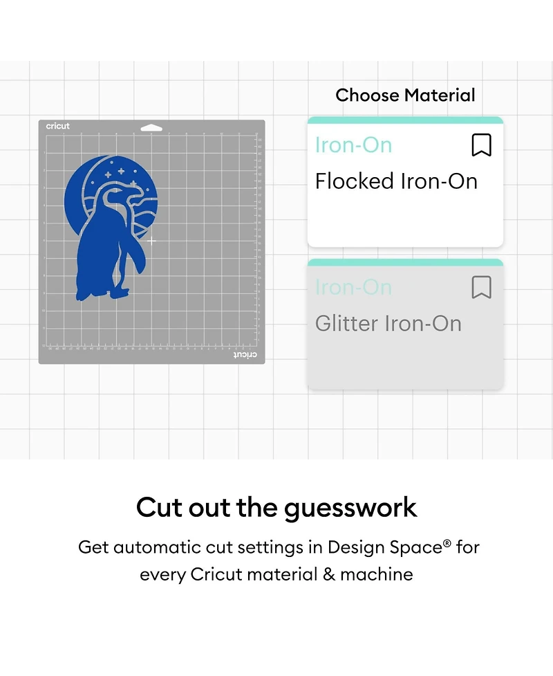 Cricut Flocked Iron-On, Classics Sampler - 12 in x 12 in (5 ct)