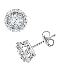 Macy's Diamond Earrings (1/2 ct. t.w.) in 14k White Gold