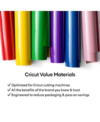Cricut Value Iron-on Heat Transfer Vinyl Sheets - 12 x in, 10 ct