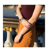 Curata Jewelry 925 Sterling Silver Oxidized Black Simulated Onyx Adjustable Wrap Spoon Ring 9