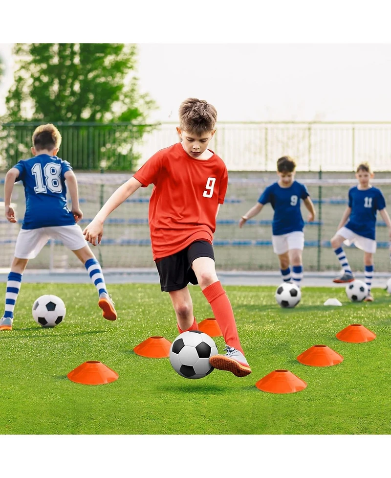 X Umeus 4'x3' Kids Pop Up Soccer Goal Set – Includes Ball, Agility Ladder & Cones for Backyard Training