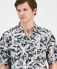 Tommy Bahama Men's Nova Wave Nero Palms Printed Shirt