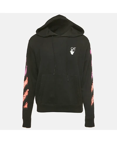 Pre-Owned Off-White Men's Arrow Print Cotton Hoodie