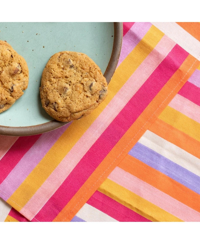 Supra Endura Bright Stripe Organic Napkin, 4-pack