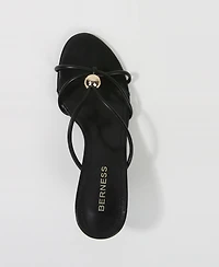 Berness Women's Fifi Strappy Kitten Heel Sandals