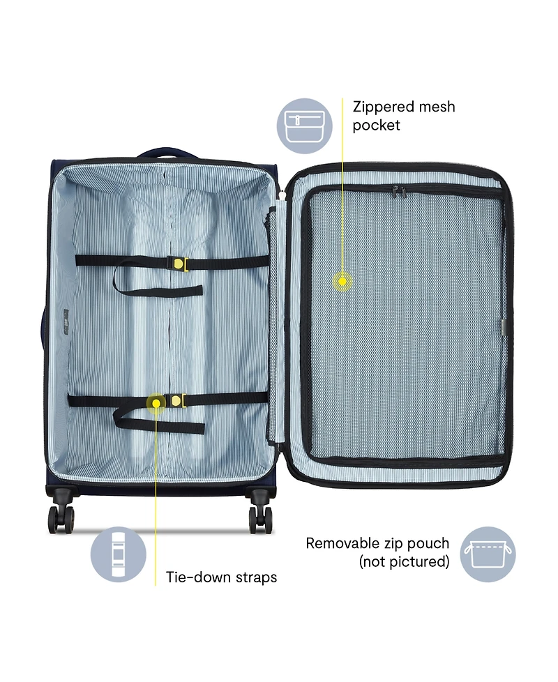 Delsey Paris Shadow Dlx Large Check-In Spinner
