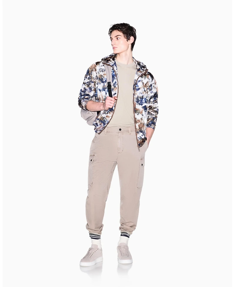 A|X Armani Exchange Men's Ibiza X Short Sleeve Ribbed Sweater