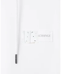 A|X Armani Exchange Men's White Edition Full Zip Sweatshirt