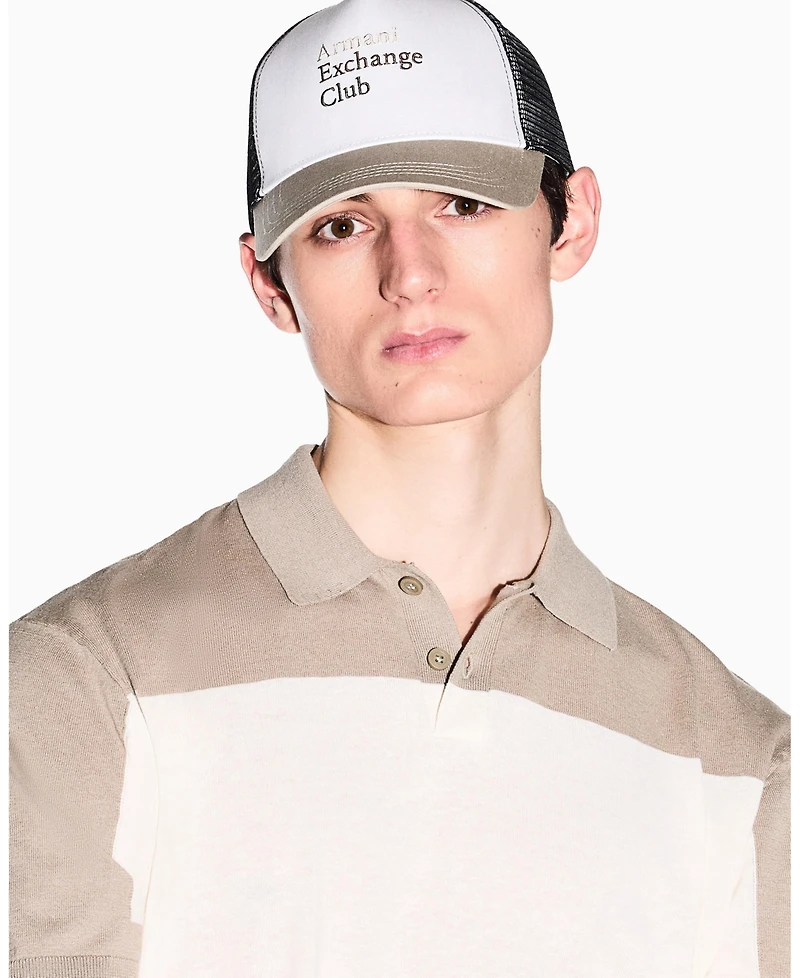 A|X Armani Exchange Men's Ibiza X Trucker Cap