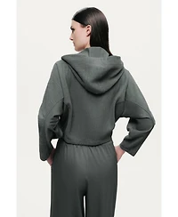 Nocturne Women's Textured Wide-Leg Pants