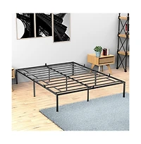 gaomon Queen Metal Platform Bed Frame, Heavy Duty Steel Slat Support with 13.8" Height, Queen Size