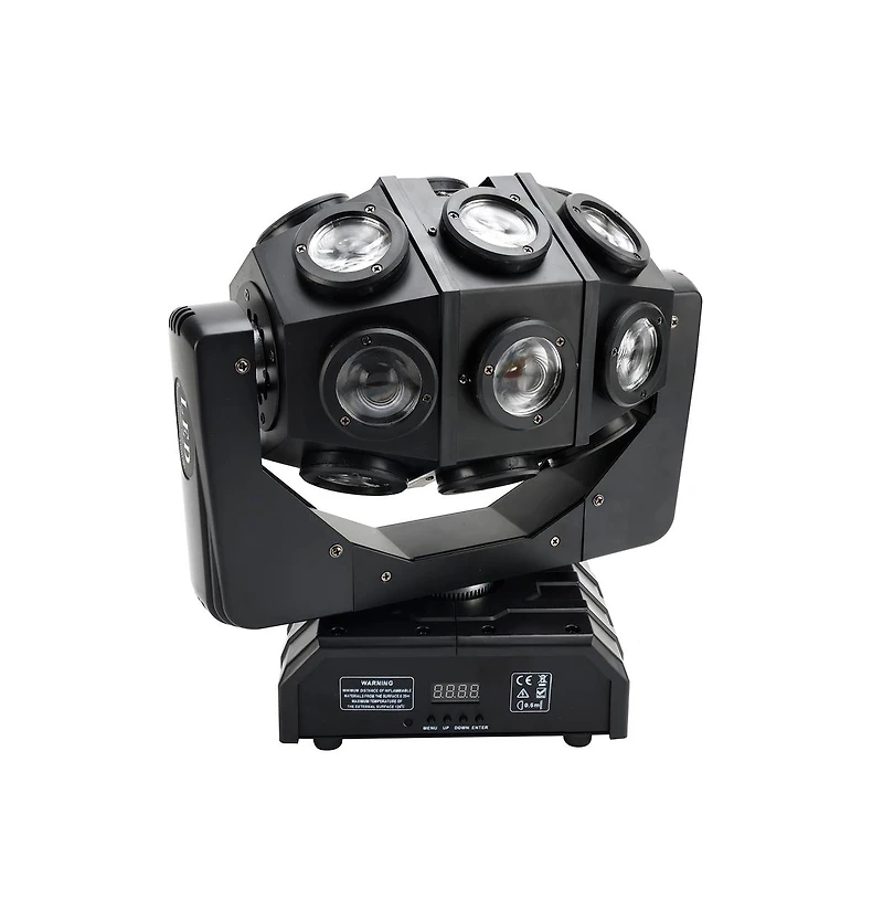 Artudatech 180W Rgbw Moving Head Stage Light with Adjustable Strobe, Dmx & Auto Music Sync