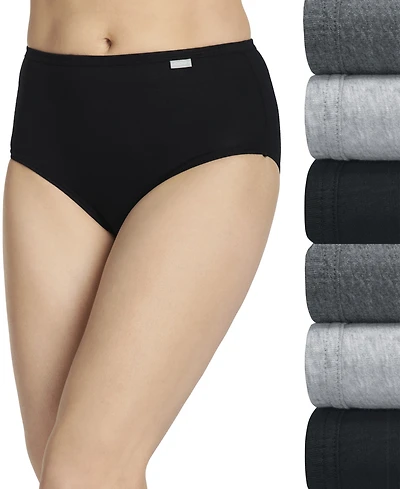 Jockey Women's Elance Full Coverage Briefs, 6-Pack Set