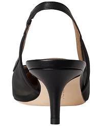 Lauren Ralph Women's Lolah Mesh and Nappa Slingback Pumps