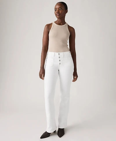 Levi's Women's 726 Patch Pocket High Rise Slim Fit Flare Jeans