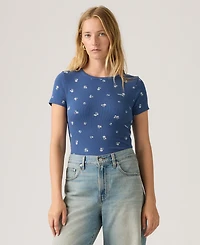 Levi's Women's Hayes Slim-Fit Short-Sleeve Crewneck T-Shirt