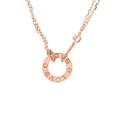 Pre-Owned Cartier Diamonds Love Pendant Necklace