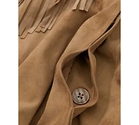 Guess Women's Ibby Long-Sleeve Fringe Jacket