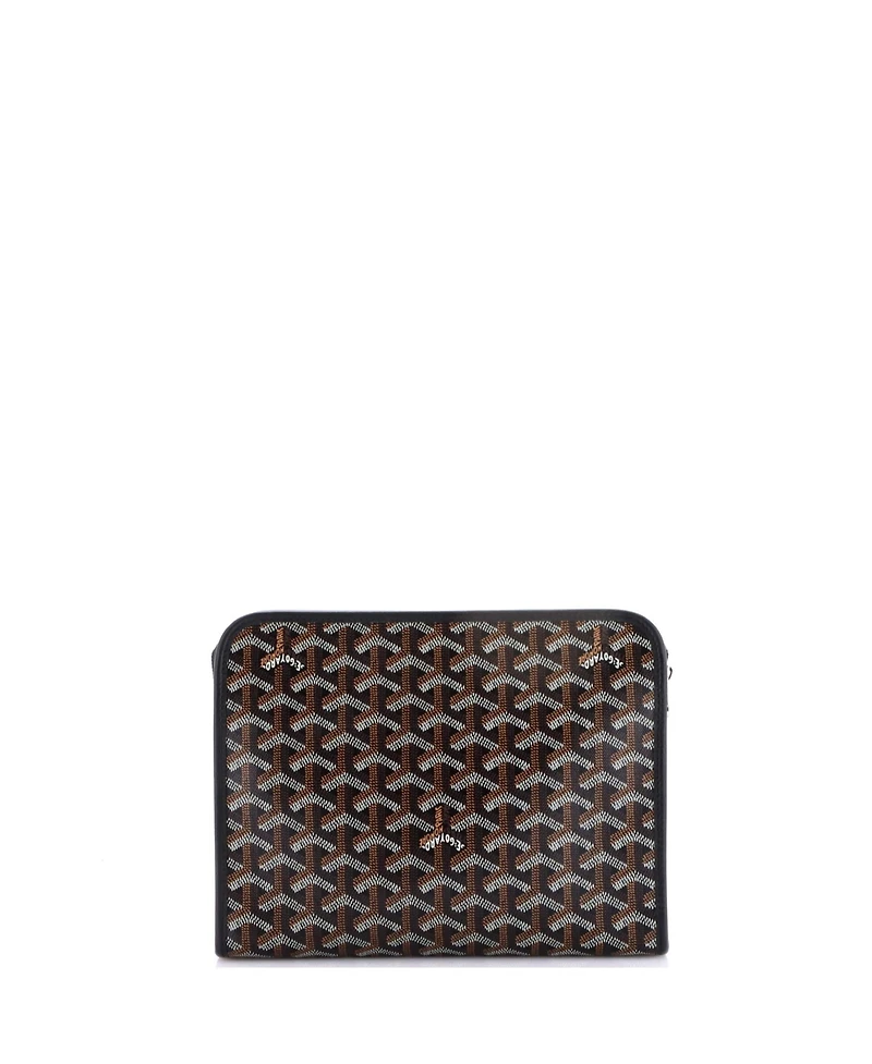 Pre-Owned Goyard Mm Jouvence Toiletry Pouch Coated Canvas