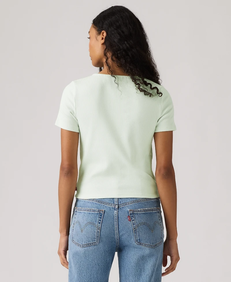 Levi's Women's Muse Short-Sleeve Button-Front Top