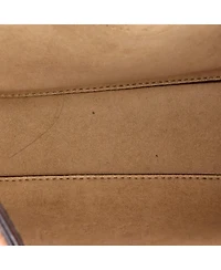 Pre-Owned Stella McCartney Mini Logo Crossbody Bag Perforated Faux Leather