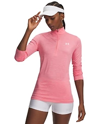 Under Armour Women's Twist Tech Quarter-Zip Logo Top