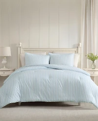 Laura Ashley Dilly Dally Stripe 3-Pc. Comforter Set, King
