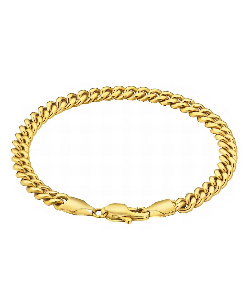 Rhona Sutton Men's Curb 18k Gold-Plated Chain Bracelet