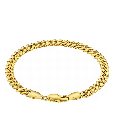 Rhona Sutton Men's Curb 18k Gold-Plated Chain Bracelet
