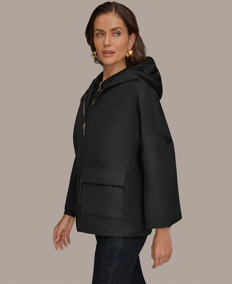 Donna Karan Weekend Women's Zip-Up Hooded Jacket