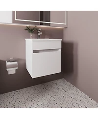 Depot E-Shop Naknek Bathroom Vanity, 1 Door
