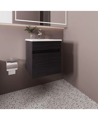 Depot E-Shop Naknek Bathroom Vanity, 1 Door