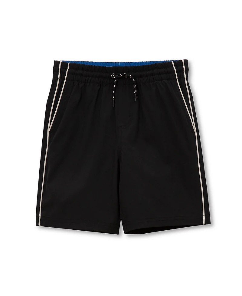 Lands' End Big Boys Husky Cotton Pull On Shorts