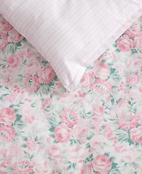 Laura Ashley Pamelas Posies Reversible 7-Pc. Comforter Set, King