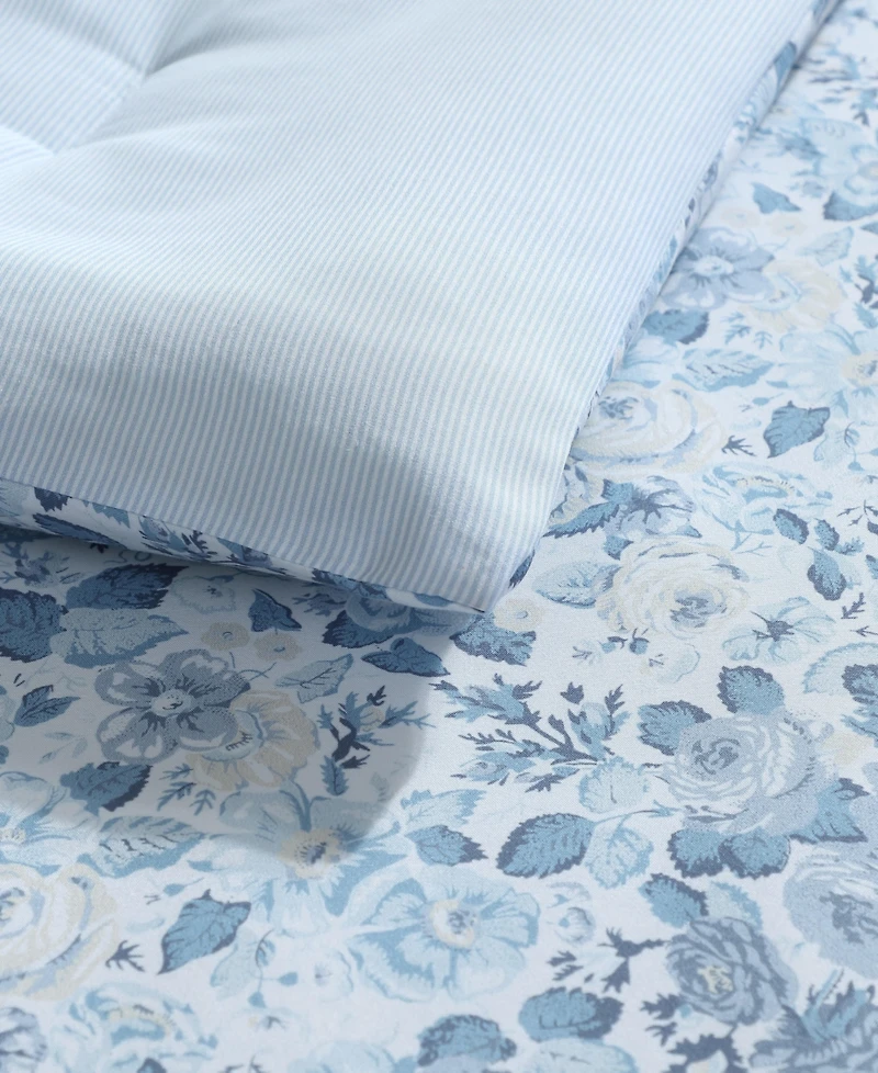 Laura Ashley Quartet Reversible 3-Pc. Comforter Set, King