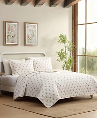 Laura Ashley Dorrie Reversible 3-Pc. Quilt Set