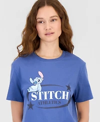 Disney Juniors' Stitch Athletics Graphic Print T-Shirt