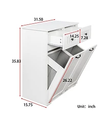 Rainsken Laundry Hamper Cabinet