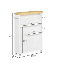 Rainsken Slim Bathroom Cabinet