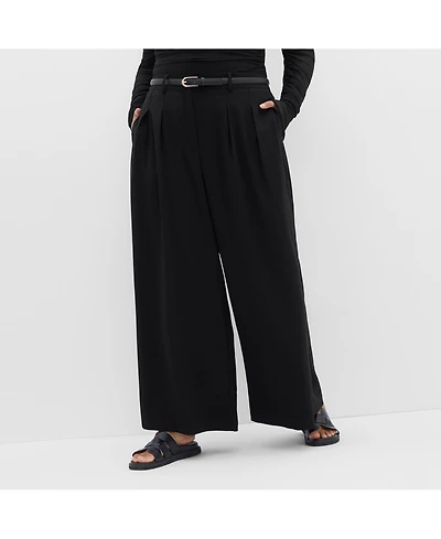 City Chic Women's Abbie Wide Leg Pant
