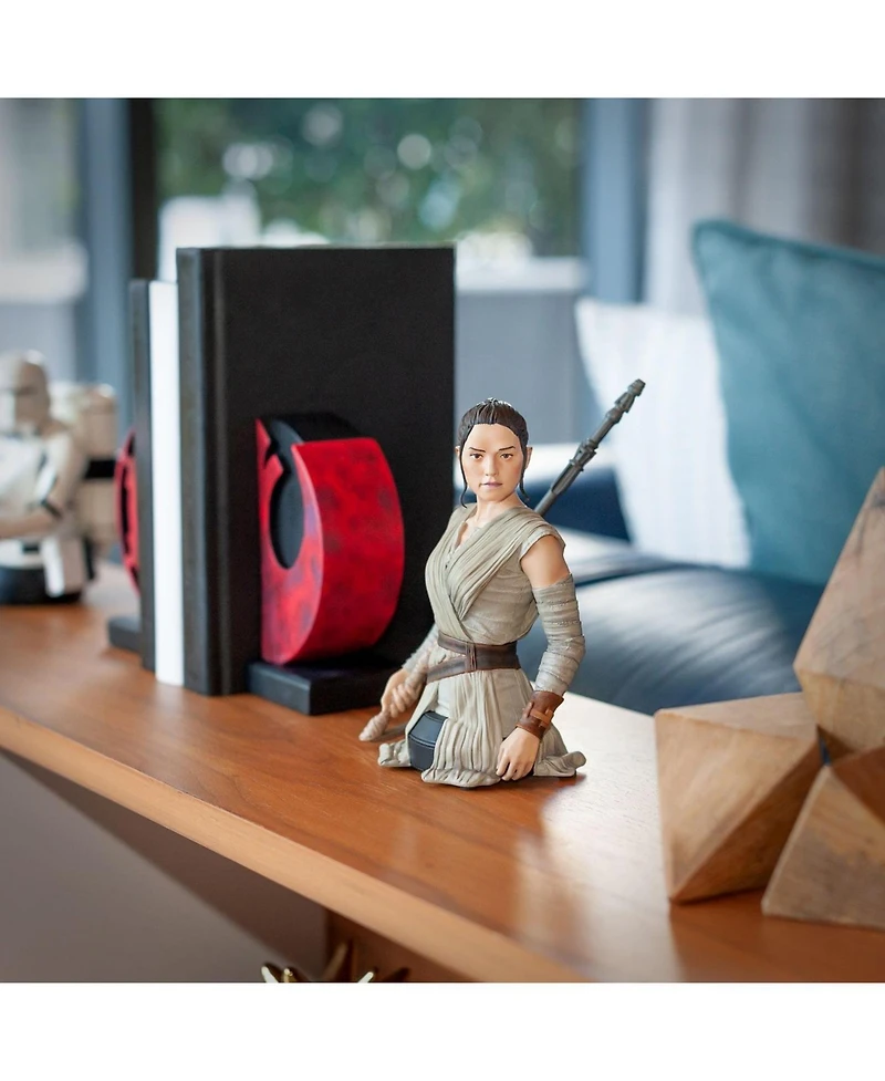 Star Wars: The Force Awakens Rey Figure Statue | 6-Inch Character Resin Bust | 1:6th Scale Action Figure Collectible Statue