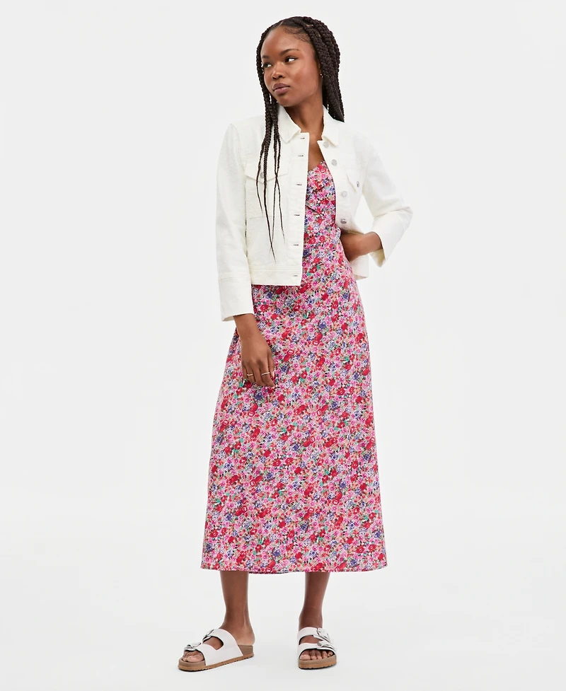 Liverpool Los Angeles Women's Cropped Embroidered Jacket