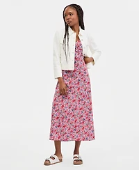 Liverpool Los Angeles Women's Cropped Embroidered Jacket